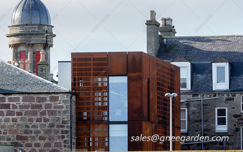 Corten Steel Wall Facade Corten Steel Wall Facade
