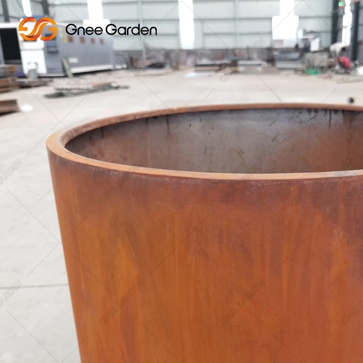 Corten Steel Planter for Decoration Garden Corten Steel Planter for Decoration Garden