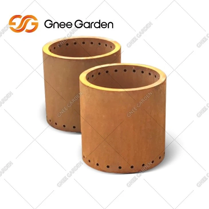 Patio Camping Wood Burning Corten Steel Outdoor Fire Pit