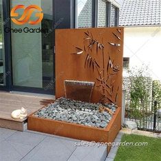 Corten jeklo dvorišče ribnik