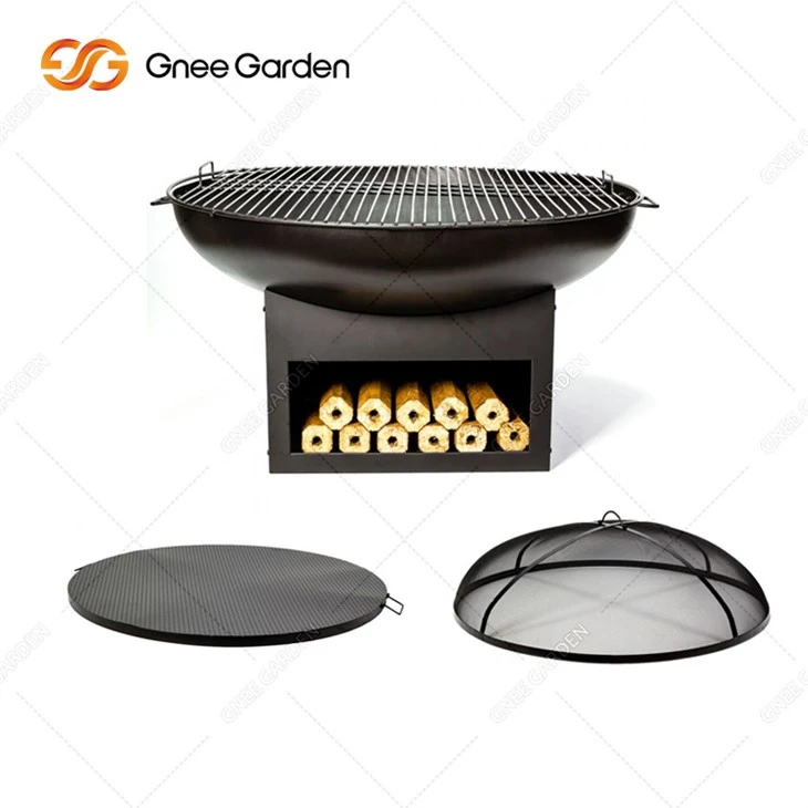 Žar na drva Plancha Grill Corten Steel