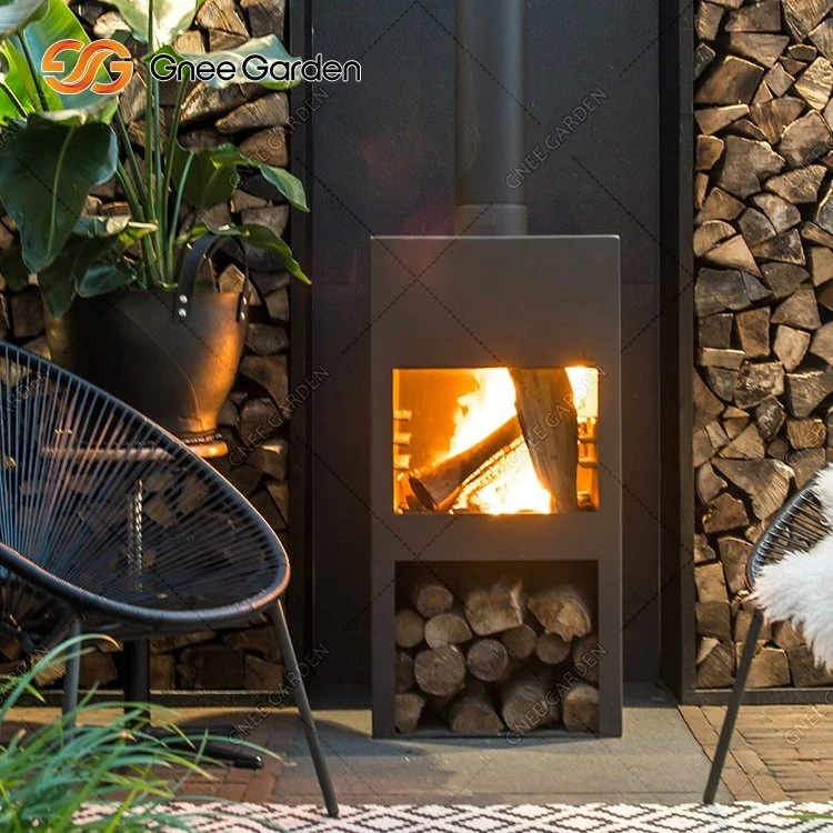 Black Fold Camping Fire Pit With Grill Black Fold Camping Fire Pit With Grill