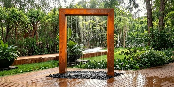 Outdoor Corten Garden Water Feature Outdoor Corten Garden Water Feature